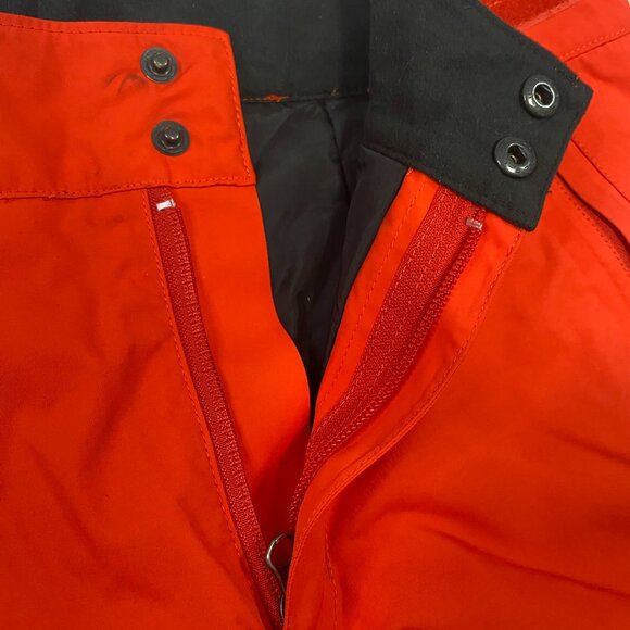 MOUNTAIN HARDWEAR WOMEN’S DRY Q SNOWBOARDING PANTS SKI SMALL ORANGE NYLON - Picture 8 of 16